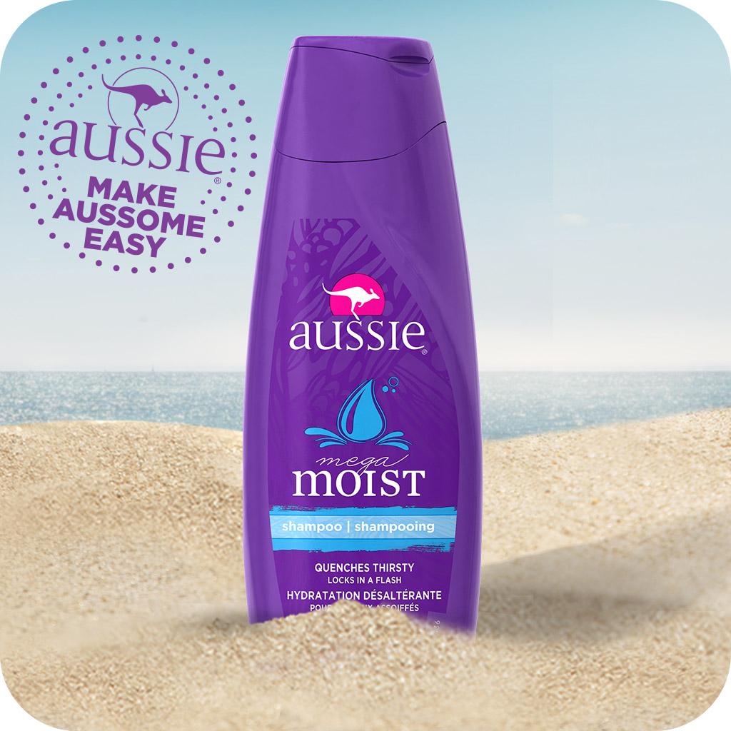 Aussie Moist Shampoo 13.5 Fl Oz (Pack of 6) Hair Shampoos Beauty