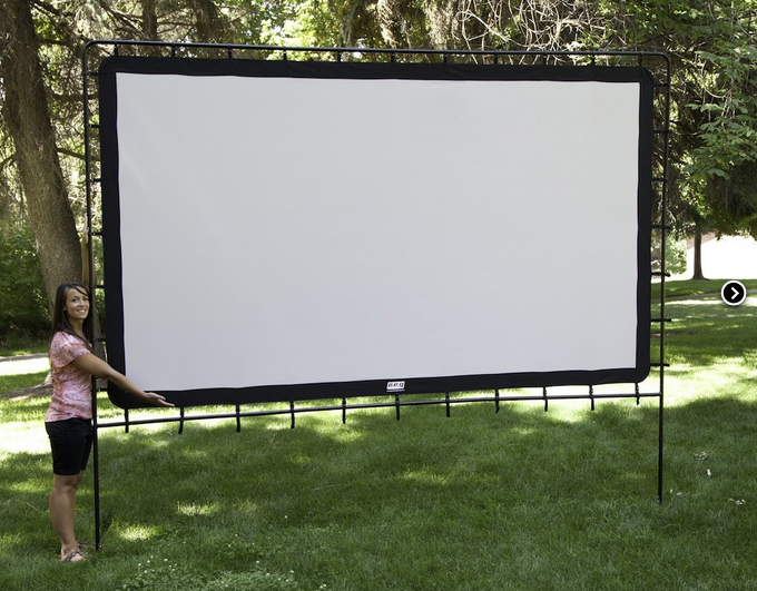 Amazon.com: Camp Chef OS-144 Indoor/Outdoor Movie Screen, White: Patio