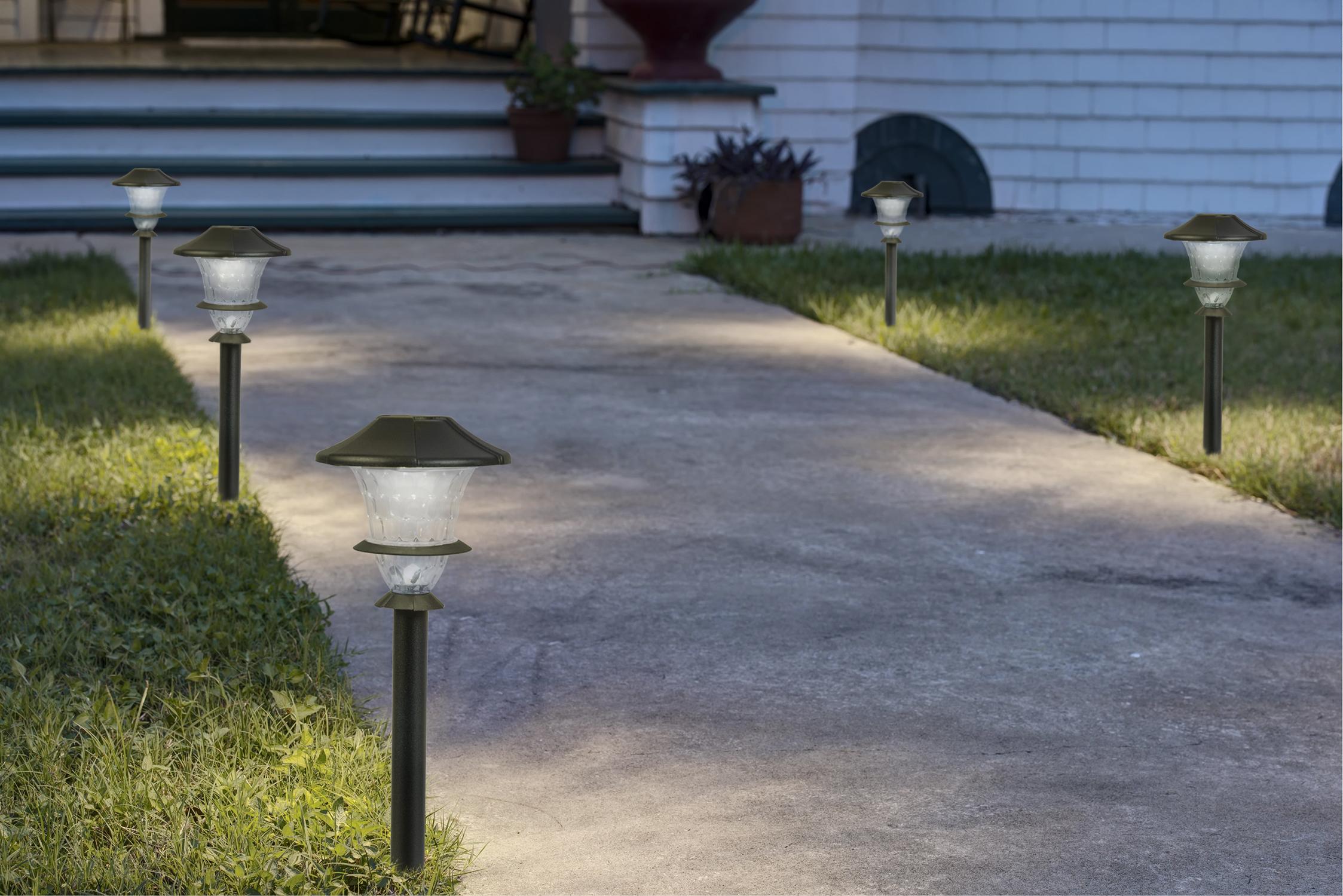 Paradise GL33966BK Low Voltage Cast Aluminum LED Path Light Landscape