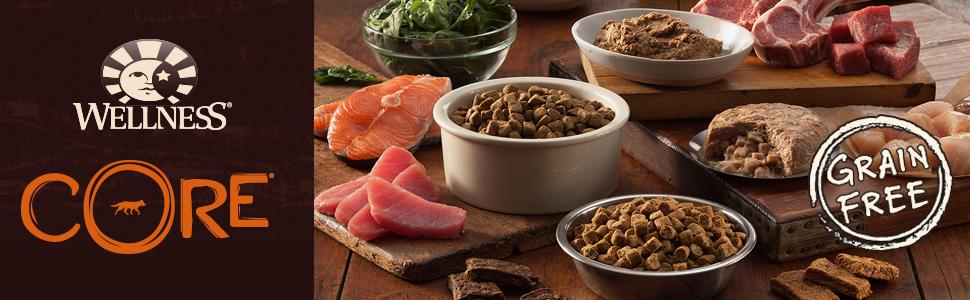 grain free dog food, grain-free dog food, high protein dog food, high-protein dog food, CORE