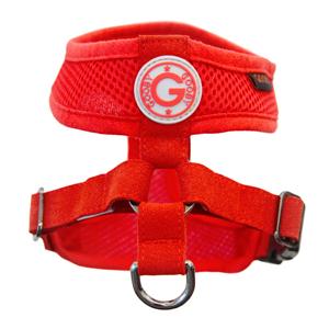 gooby freedom dog harness lambskin