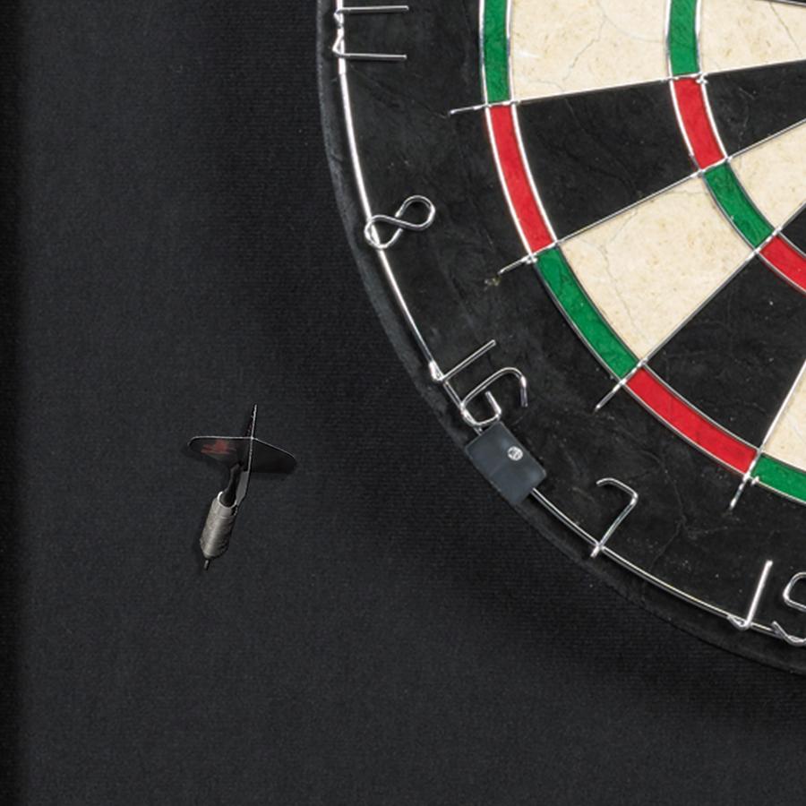 Viper Wood Framed Dartboard Backboard, Dark Mahogany