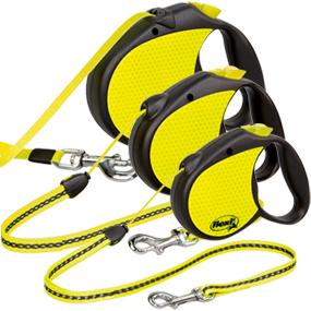 flexi Neon, reflective dog leash, night leash
