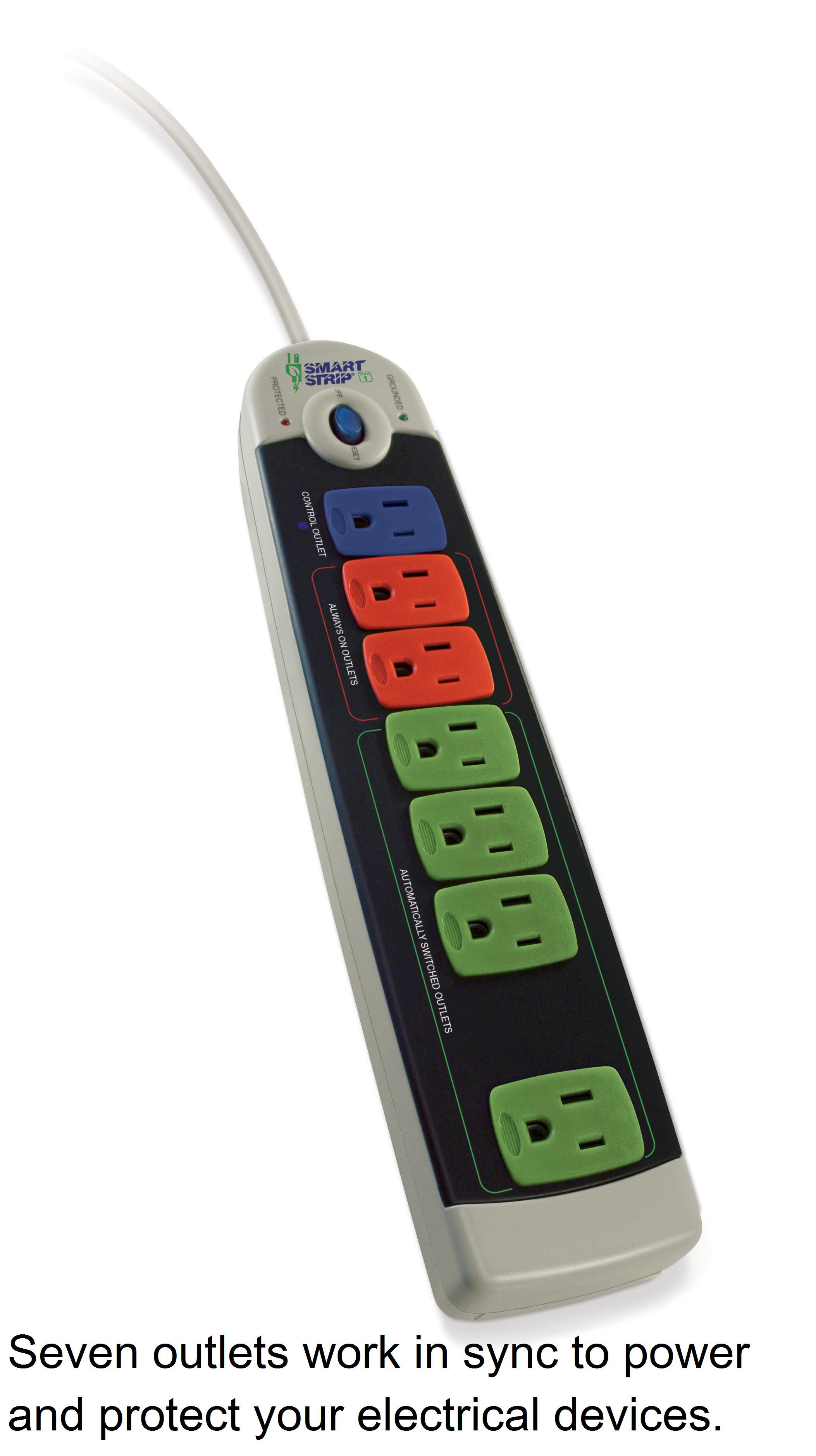 Smart Strip SCG3M Energy Saving Surge Protector with
