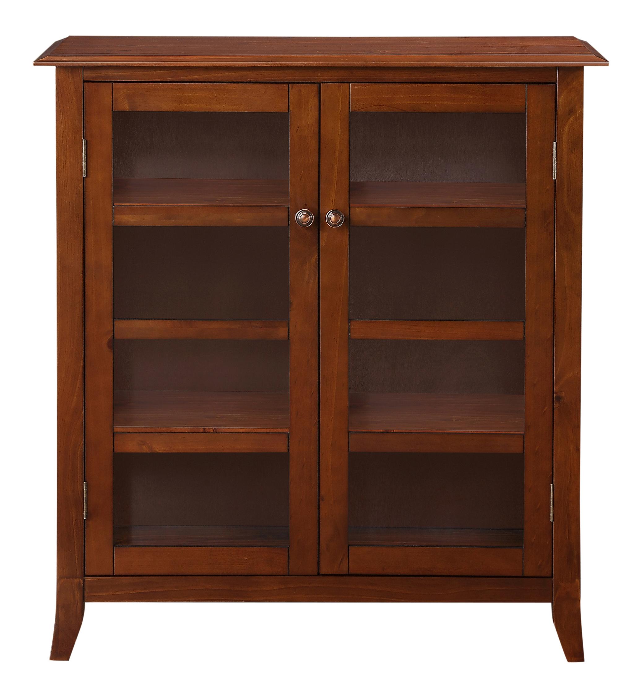 Simpli Home Devon Medium Storage Medium Mahogany
