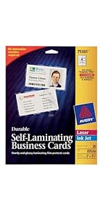 Avery Self-Laminating Cards