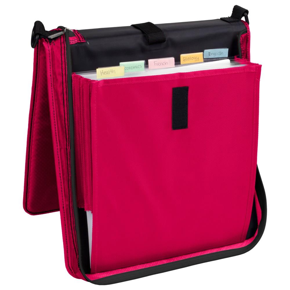 Five Star Vertical Flip Zipper Binder, 2 Inch, 3 Round