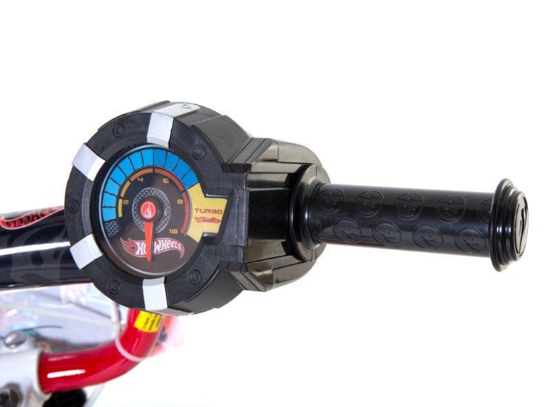 Hot Wheels Boy's 16Inch Bike, Black/Red/Orange