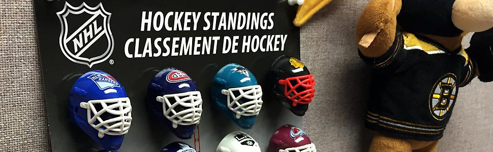 nhl tracker, nhl helmet tracker, nhl standing guide, nhl standings, nhl fan gear