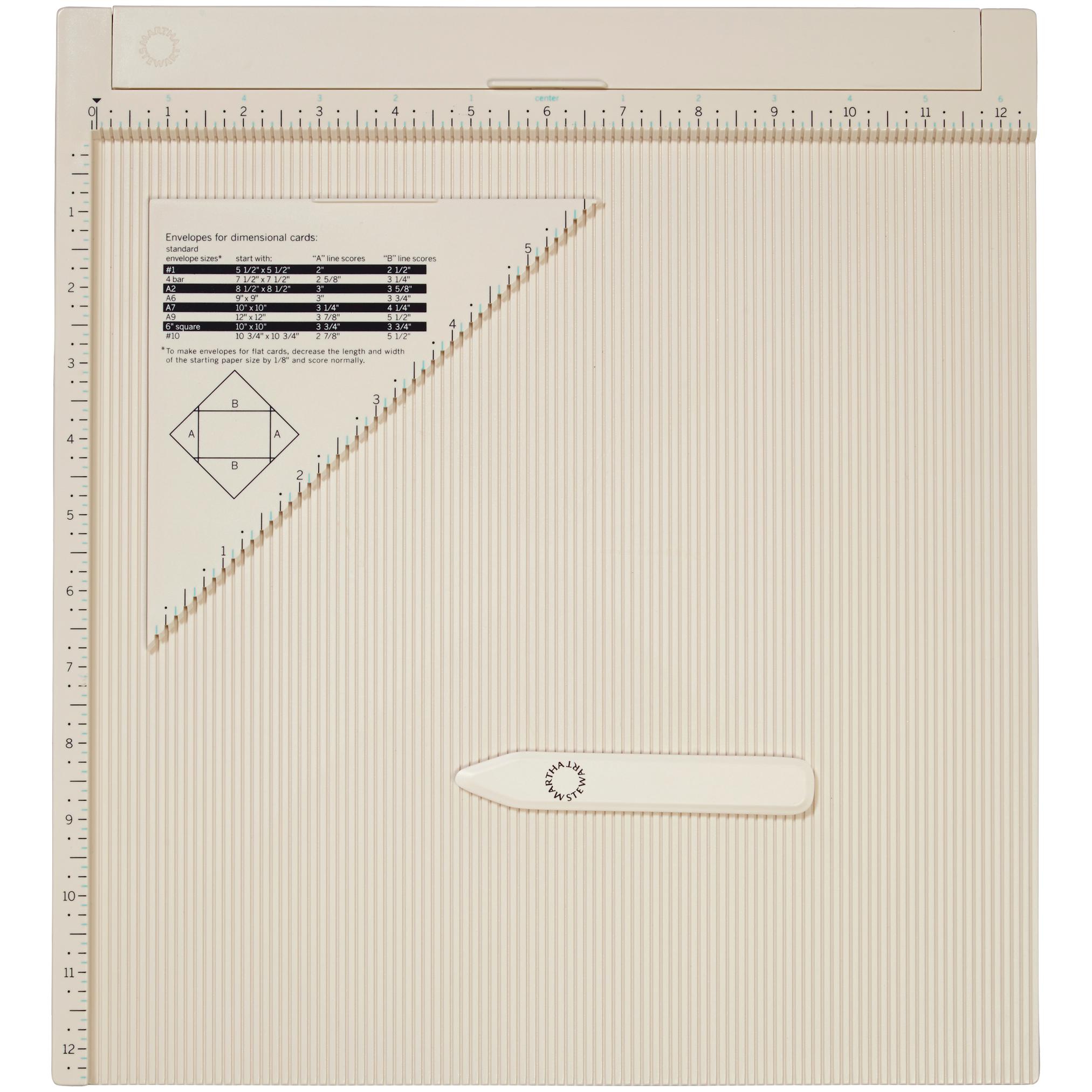 Martha Stewart Crafts Scoring Board and Envelope Tool Arts