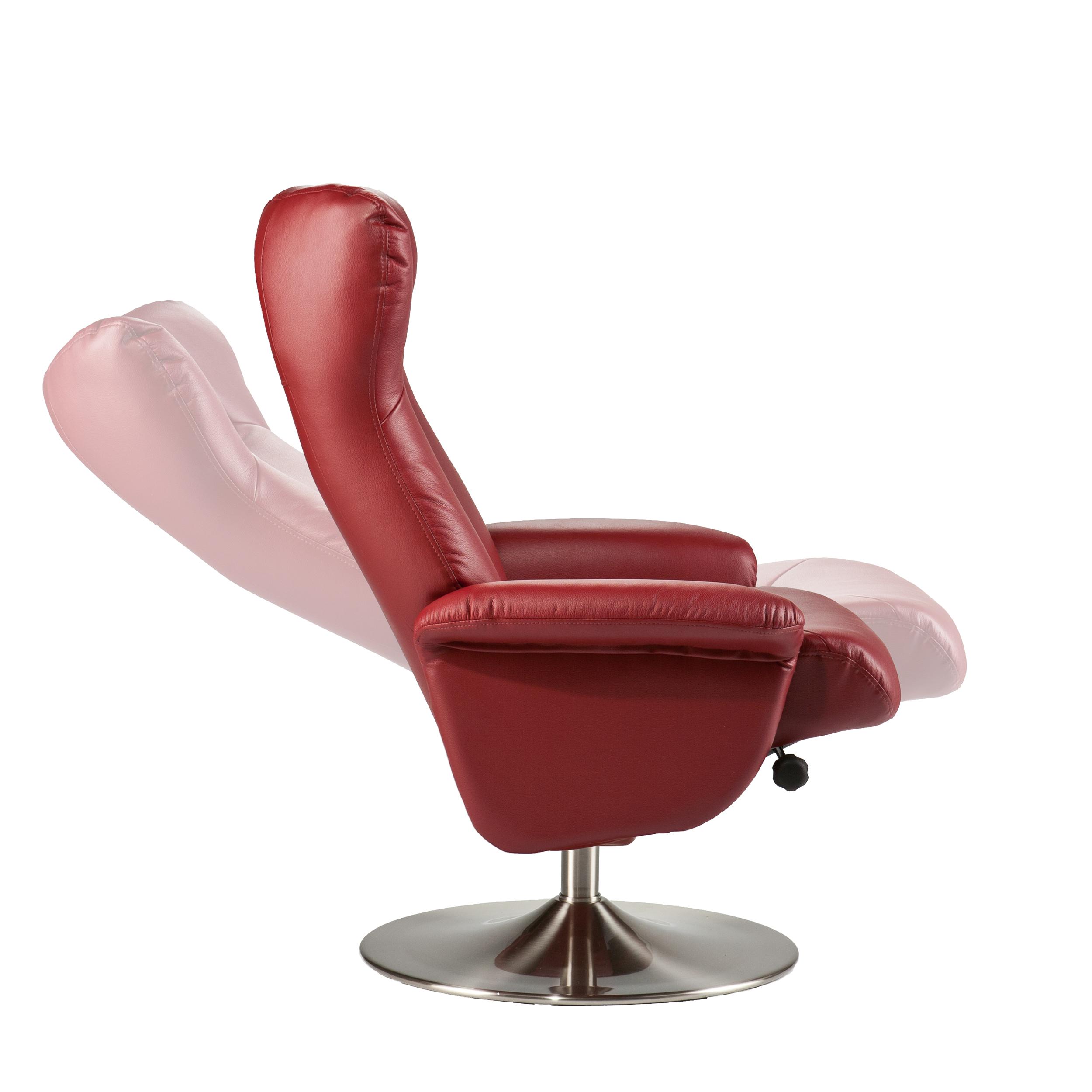 Southern Enterprise UP5656RC Recliner and Ottoman, Brick