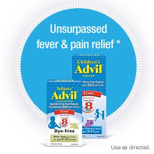 sick just got real, children's advil, infants' advil, advil, child, baby, fever, headache, pain