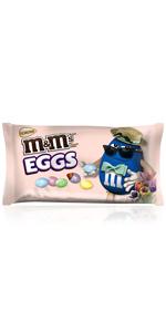 Assorted chocolate M&M’S Candy can fill your Easter eggs, candy dish and Easter gift baskets.
