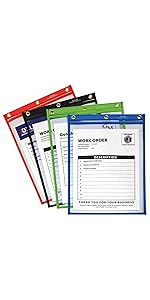 Super Heavyweight Plus Stitched Shop Ticket Holders Job Ticket Holders