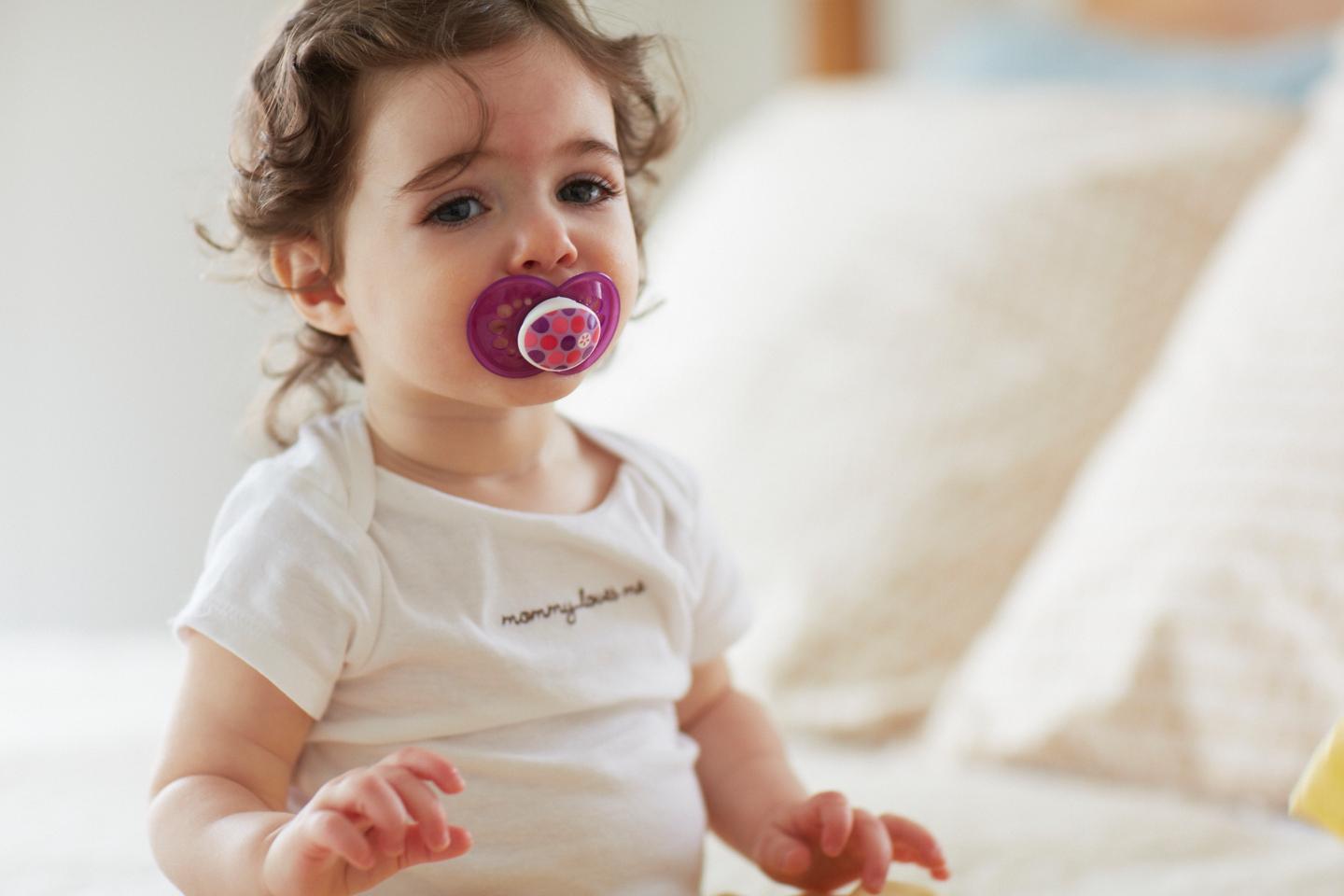 MAM Camo Orthodontic Pacifier, Girl, 16+ Months, 2Count