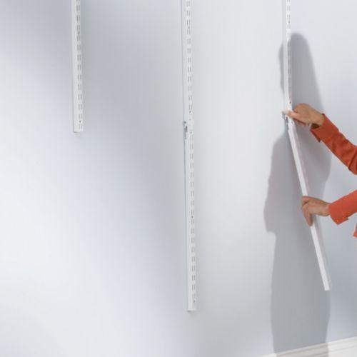 Rubbermaid Configurations Custom Closet Shelf Bracket, Titanium, 1807648