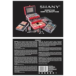 shany carry all trunk makeup set cosmetics gift set