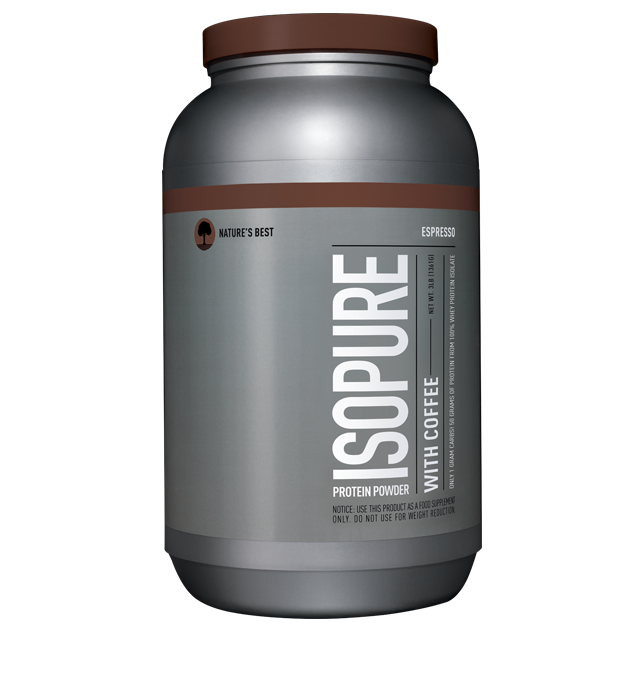 Isopure With Coffee Protein Powder, Espresso, 3 Pounds