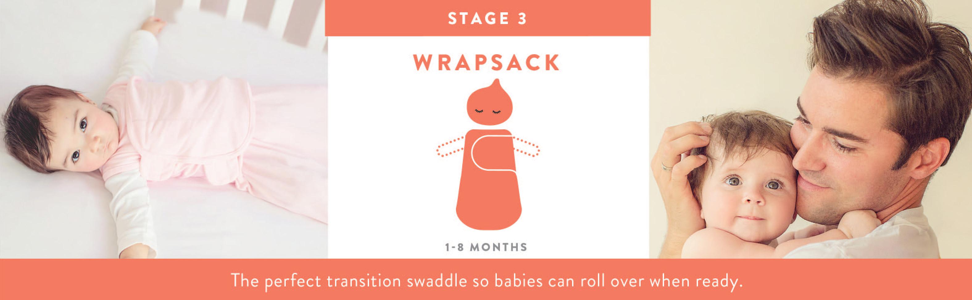 SwaddleMe Original Swaddle 2PK, Grey Dot Stripe (SM) Baby