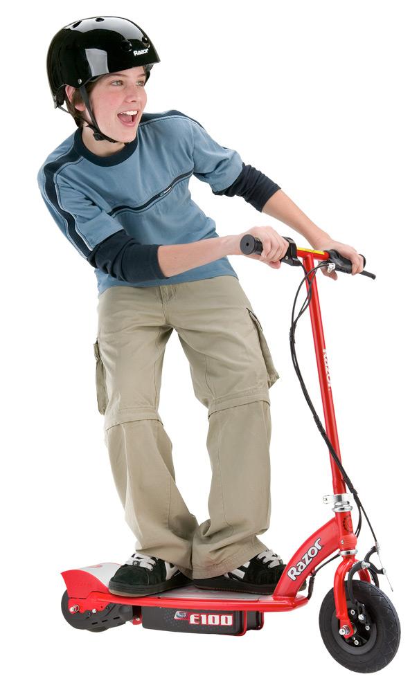 Razor E100 Electric Scooter (Red) Electric Sports