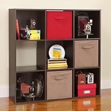 Cubeicals, storage, cubes, fabric drawers, organization, organize your home, closetmaid