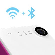 Wi-Fi and Bluetooth Enabled