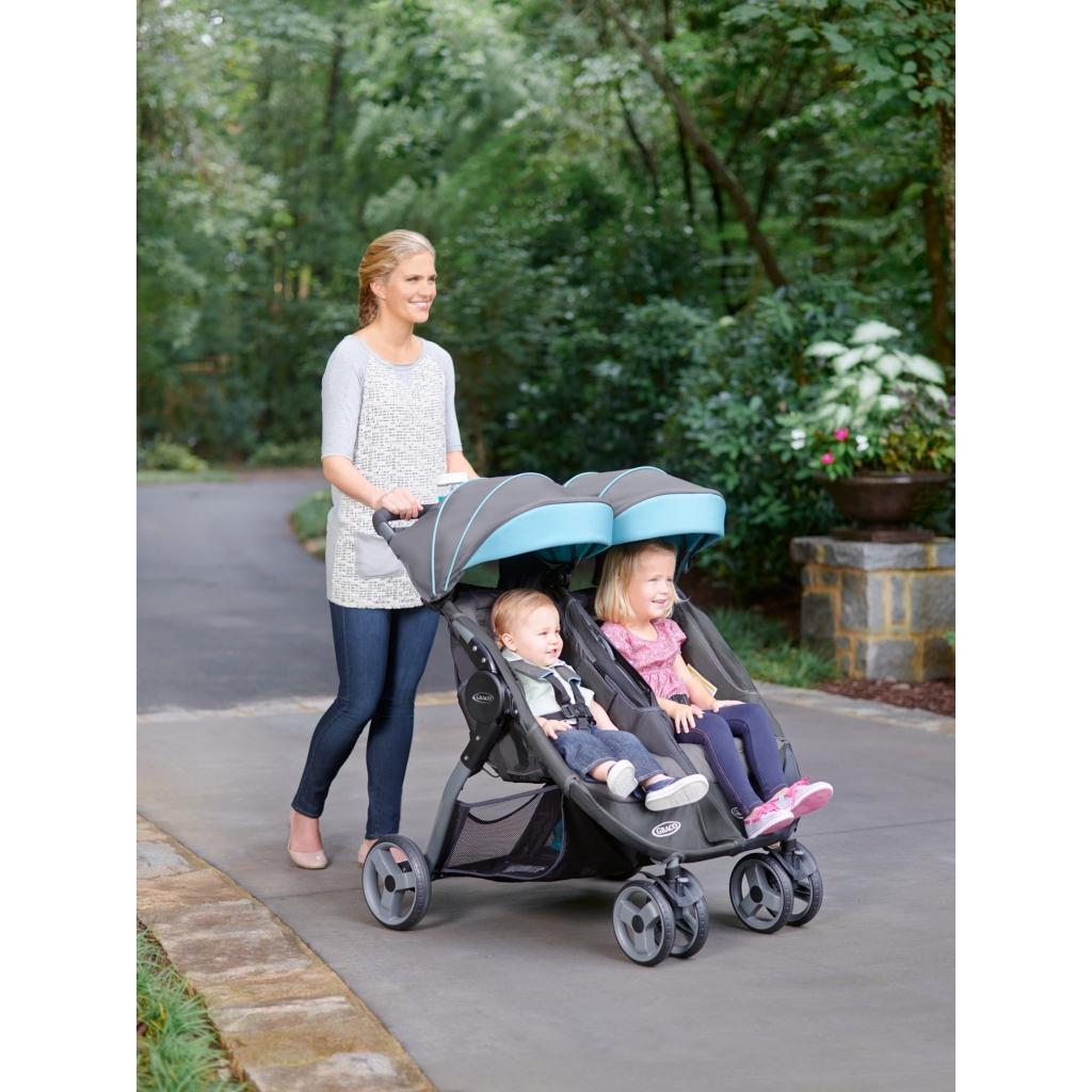 Graco Fast Action Fold Duo Click Connect Stroller, Pierce