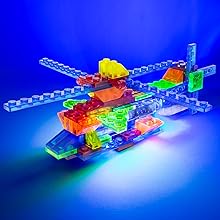 Rescue Helicopter, Light up lego, Laser Pegs