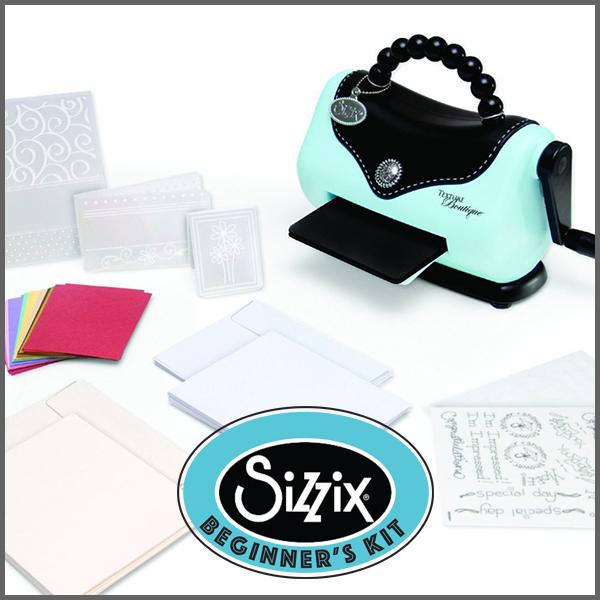 Sizzix 656225 Texture Boutique Embossing Machine Beginner's Kit