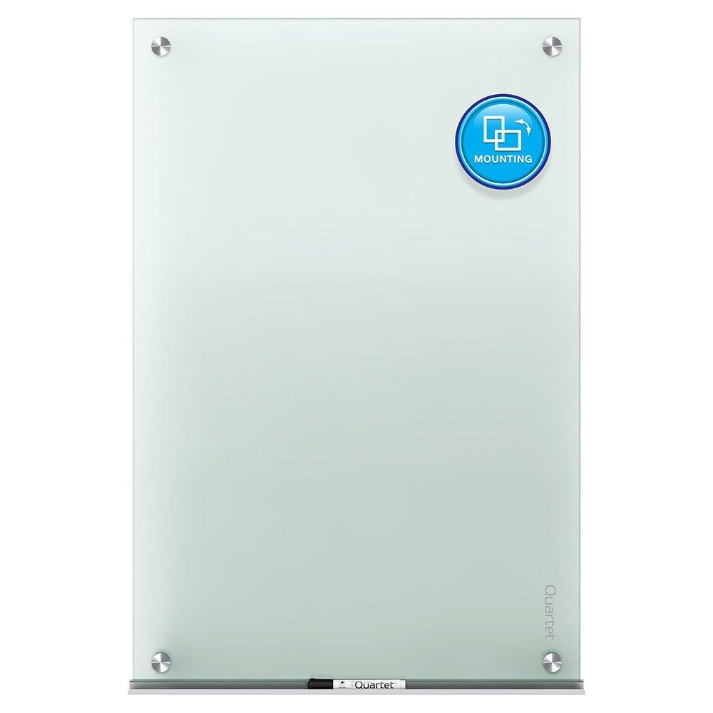 Quartet Glass Whiteboard, Infinity, 4 x 3 Feet, Frosted Surface, Frameless (G4836F