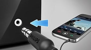 Philips BT2500 Wireless Portable Speaker - Audio-in