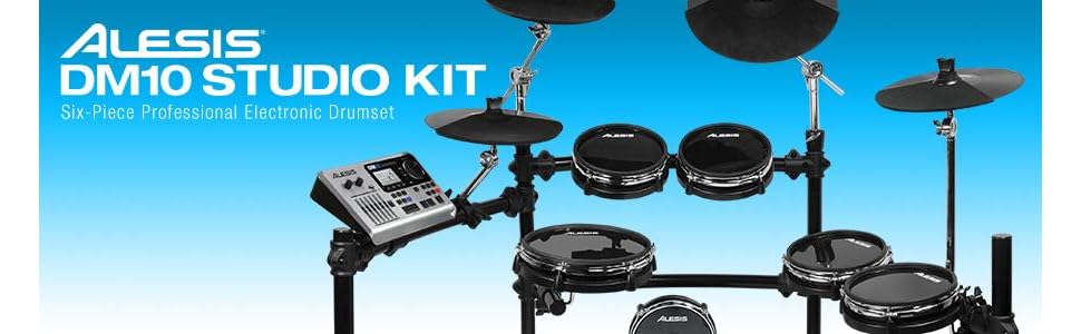 Alesis DM10 Studio Kit Six-Piece Professional Electronic Drum Set