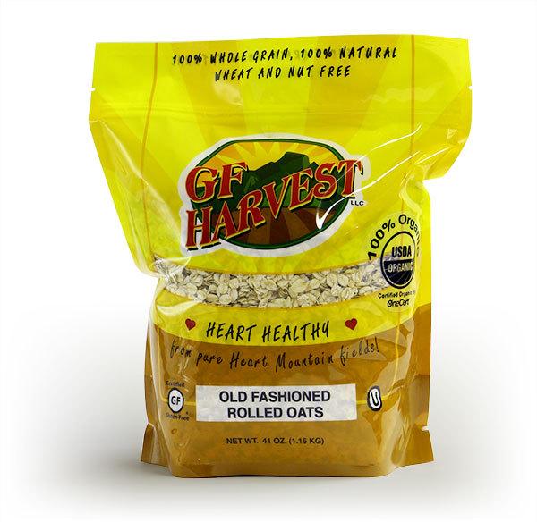 GF Harvest Gluten Free Organic Rolled Oats, 41Ounce Pouch