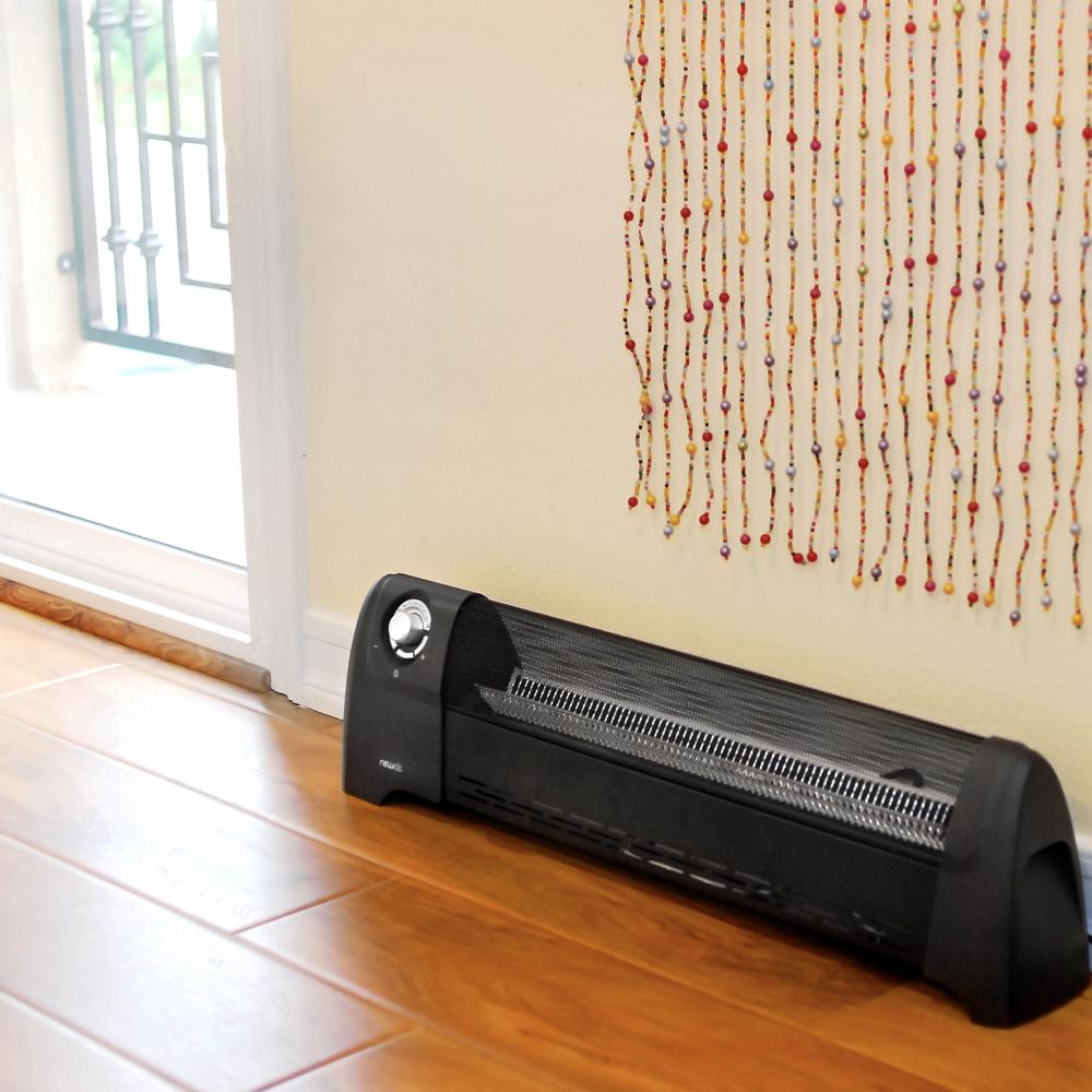 NewAir AH600 1500W Ultramodern Baseboard Heater Heats