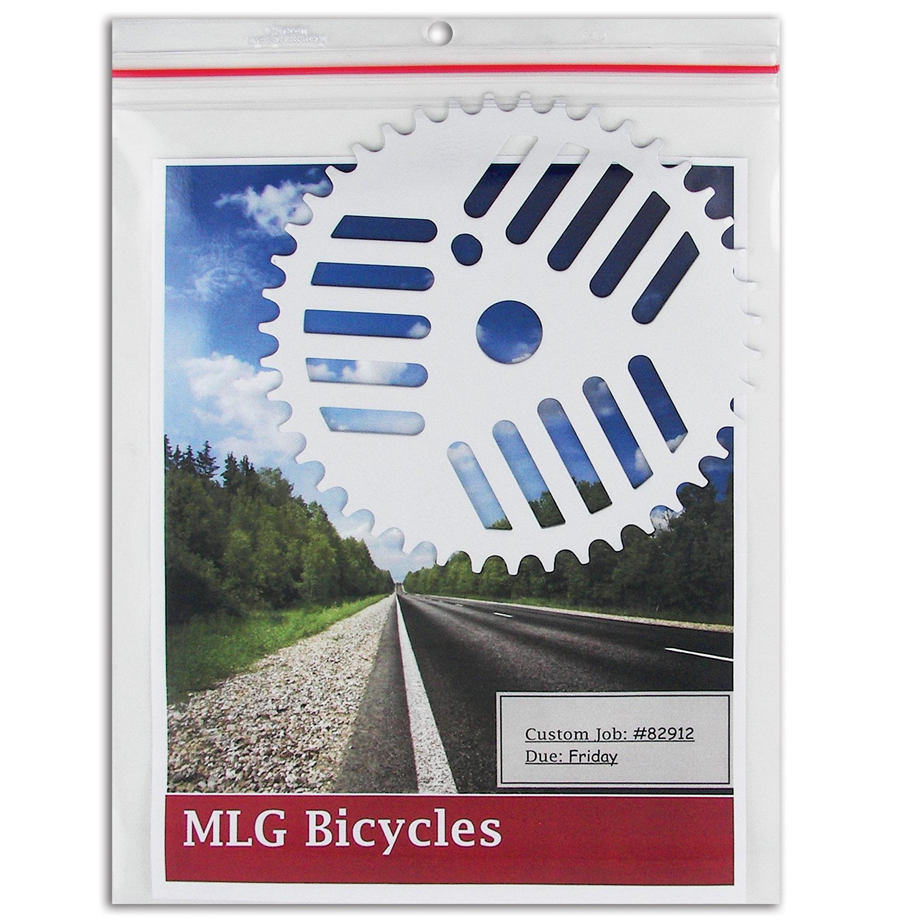 CLine Stitched Shop Ticket Holders, Both Sides Clear, 6 x