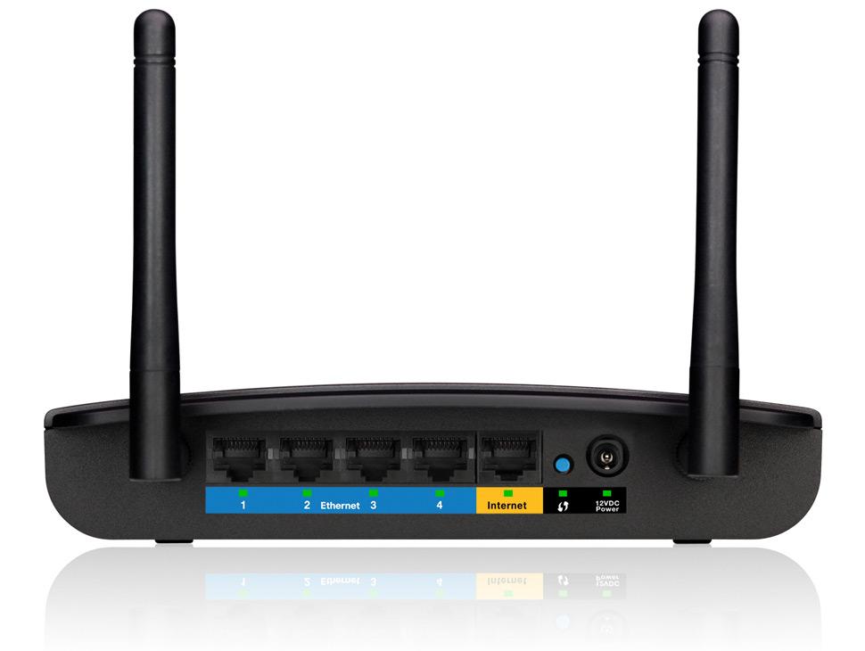 Linksys N300+ Wireless Router with Gigabit Ports and