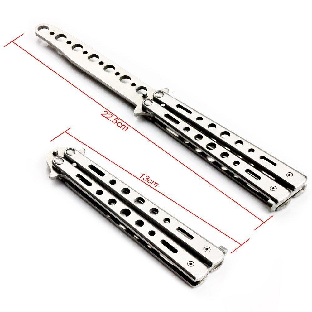 Oliasports Silvertrainer Metal Silver Practice Butterfly