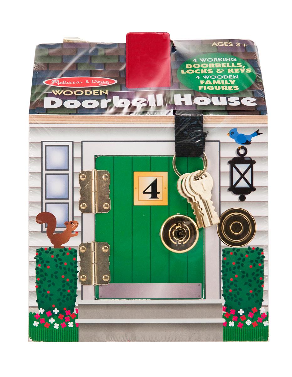 Melissa & Doug Deluxe Wooden Doorbell House Melissa & Doug