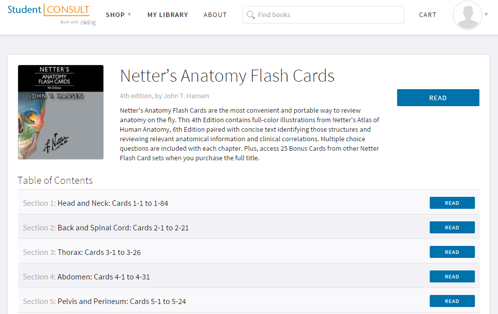 Netter's Anatomy Flash Cards: with Online Student Consult Access ...