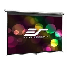 Projection screen, 16:9, elite screens, manual series, projection screens, best projection screen