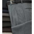 Wool/Cashmere Pleated Front Trouser