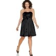 Ruby Rox Plus Size Strapless Sweetheart-Neck Bubble Dress