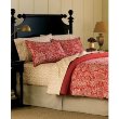 Martha Stewart Collection Cabbage Rose Flannel Duvet, Full/Queen