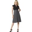 Calvin Klein Contrast Cap-Sleeve Shirtdress