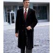 Wool/Cashmere Classic Weight With Satin Lining Full Length Topcoat