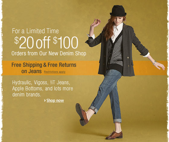 Introducing Amazon.com Denim Shop: Free Shipping & Free Returns on Jeans