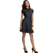 Calvin Klein Jeans Belted Denim Dress with Ruffle Hem