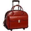 McKlein USA W Series Glen Ellyn Leather Detachable-Wheeled Ladies Case