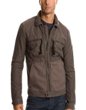 Armani Exchange Overdyed Cotton Moto Jacket
