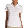 IZOD Women's Striped Cap Sleeve Polo Shirt